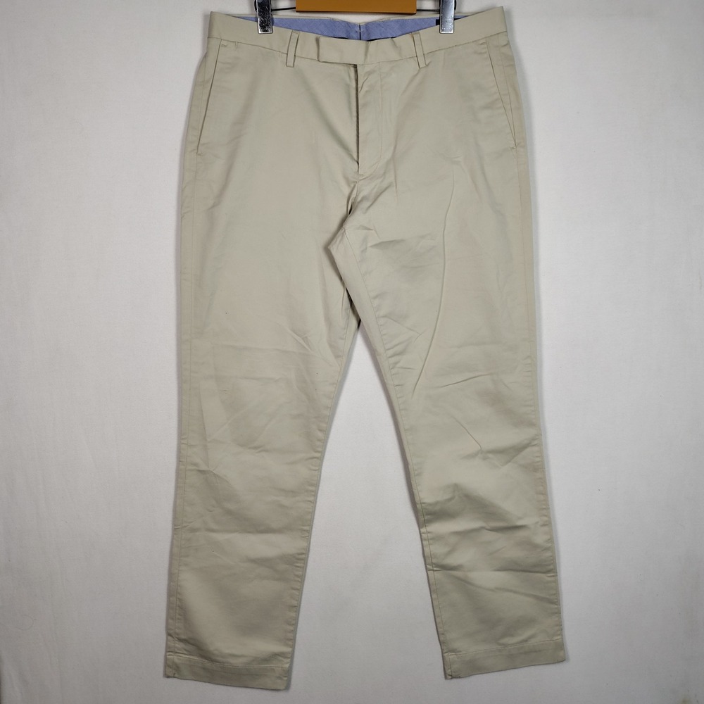 Polo Ralph Lauren Straight Fit Stretch Chinos Tan 35x32 (Measures 36x30)